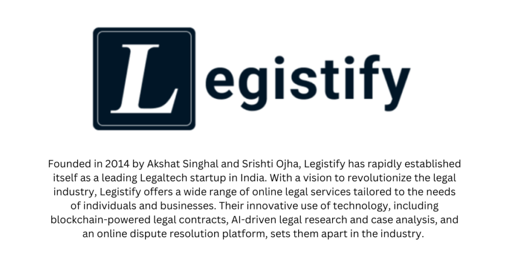 Legistify - Top 10 Legaltech Startups in India