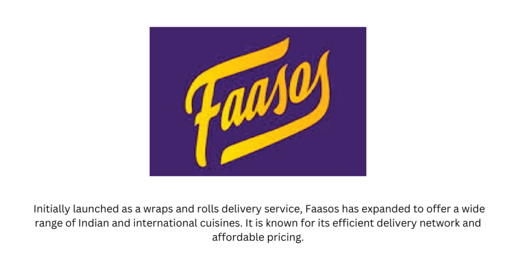 Faasos - Top 10 FoodTech Startups in India