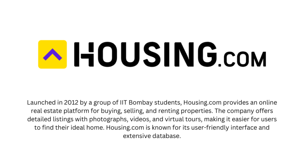 Housing.com - Top 10 Proptech Startups in India