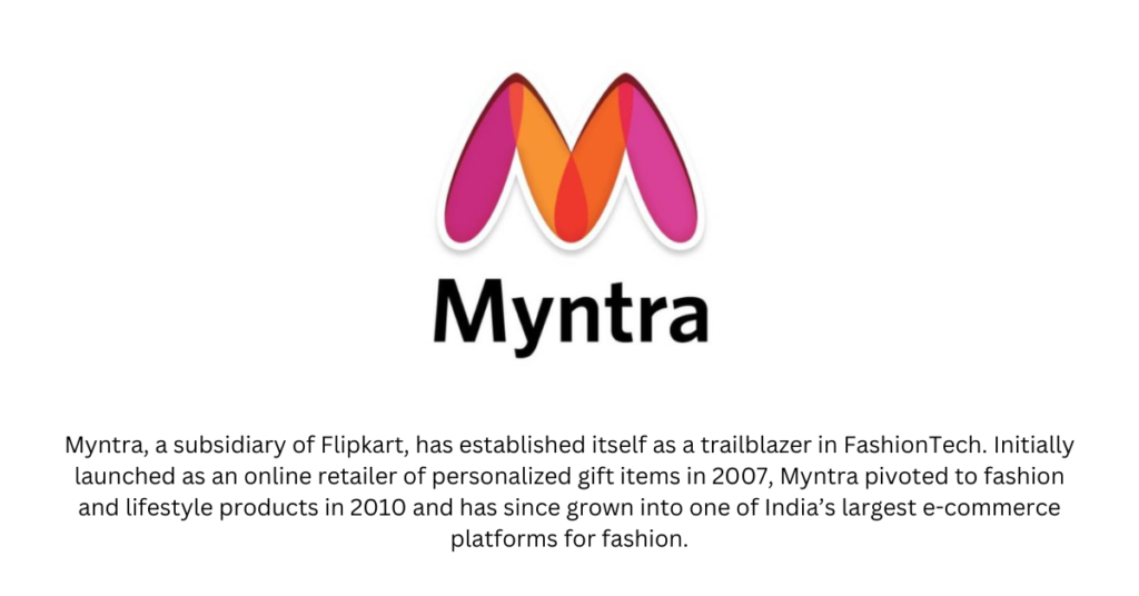 Myntra - Top 10 E-commerce Startups in India