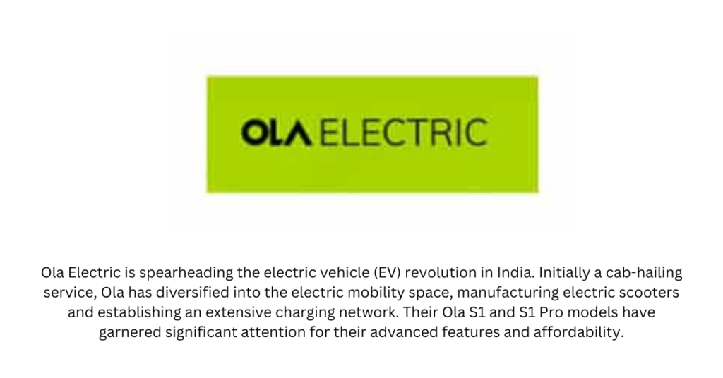 Ola Electric - Top 10 Mobility Startups in India