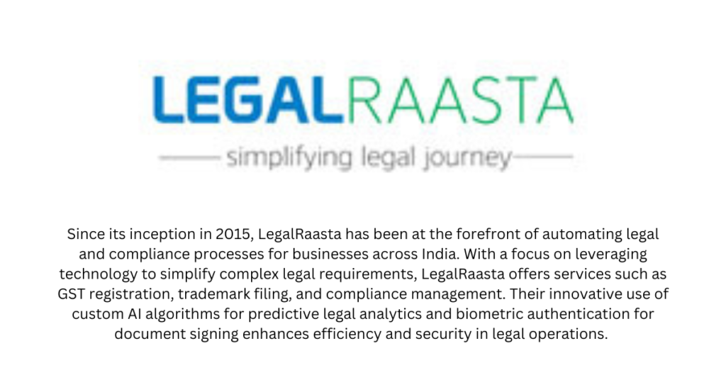 LegalRaasta - Top 10 Legaltech Startups in India