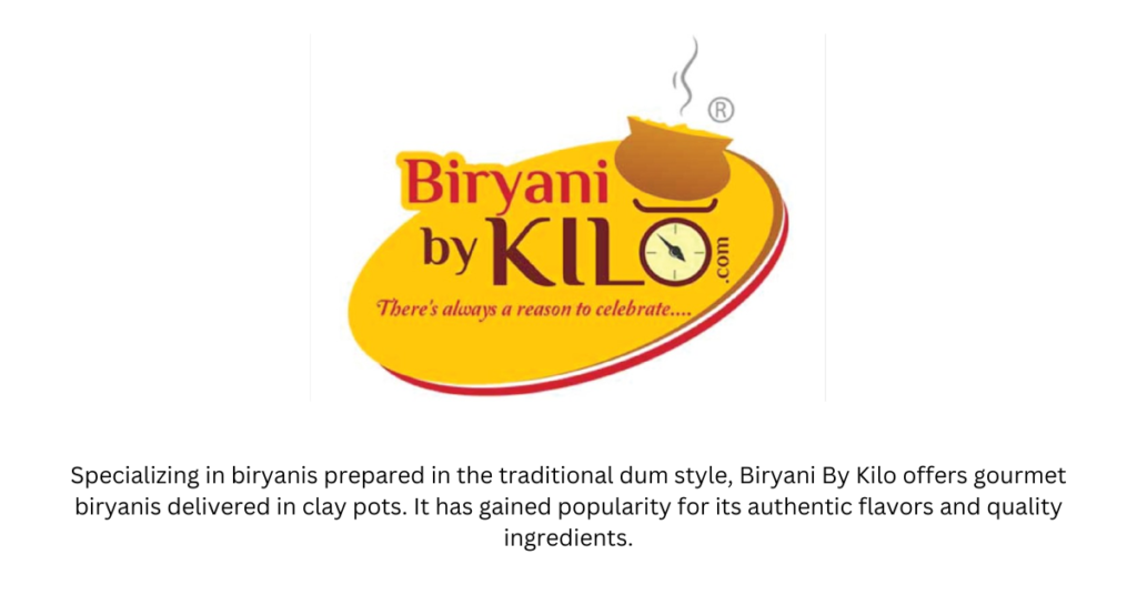 Biryani By Kilo - Top 10 FoodTech Startups in India