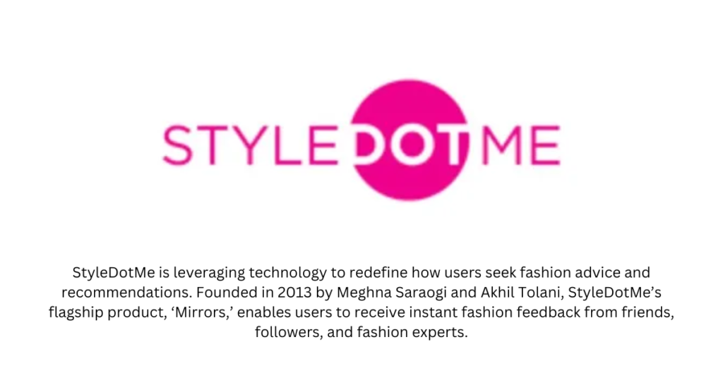 StyleDotMe - Top 10 FashionTech Startups in India