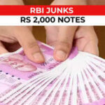 RBI on 2000 Rupee note: RBI to withdraw Rs 2,000 notes from circulation; notes will continue to be legal tender