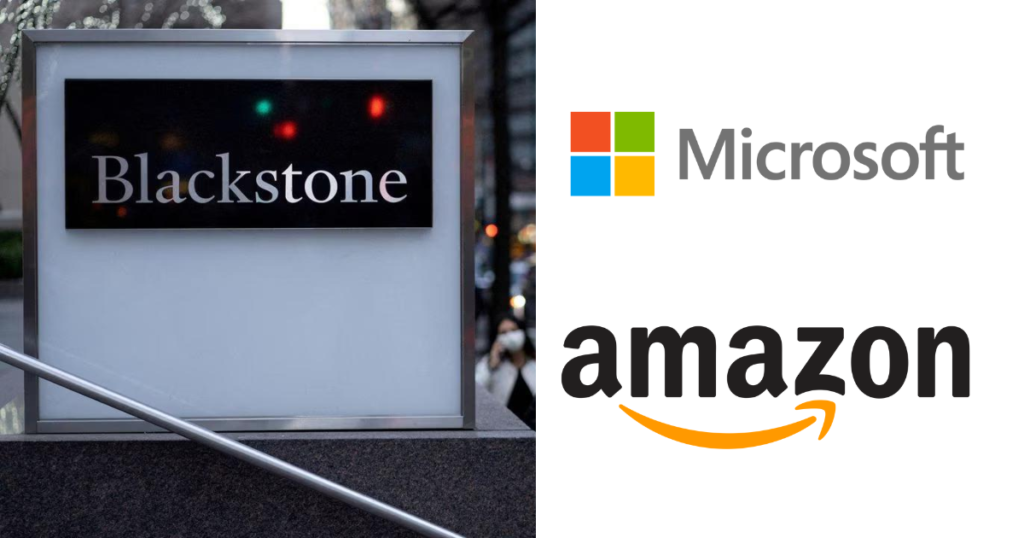 Blackstone Explores Partnership with Microsoft and Amazon to Develop Data Centers in India