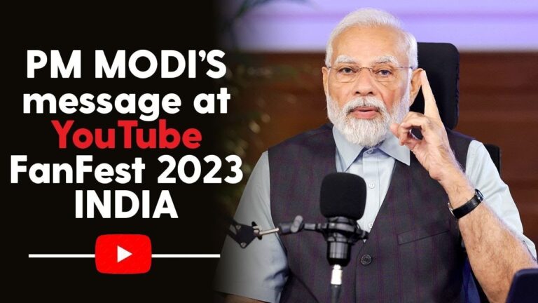 PM Modi Addresses YouTube Fanfest India 2023, Highlights His YouTube Journey and Encourages Transformative Initiatives