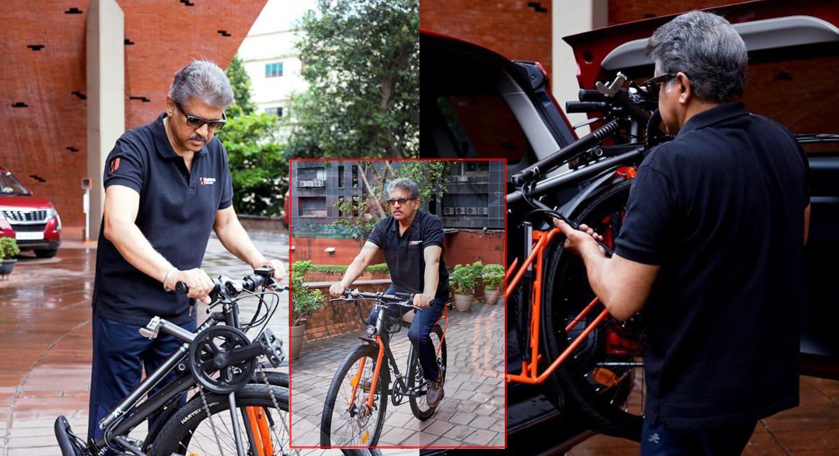 Anand Mahindra Hails IIT Bombay Students for Creating World's First Foldable Diamond Frame E-Bike