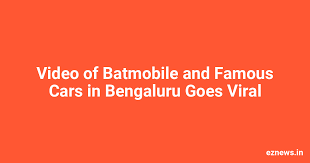 Viral Video of Iconic Movie Cars in Bangalore Sparks CGI Speculations
