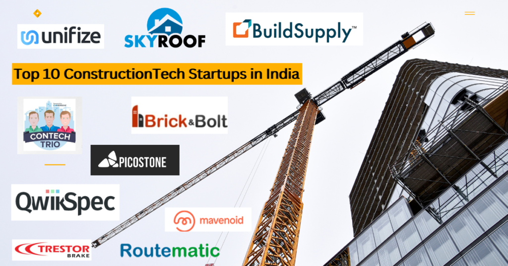 Top 10 ConstructionTech Startups in India