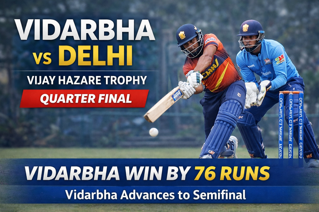 Vidarbha vs Delhi