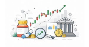 Granules India and RBL Bank stocks highlighted on a financial market screen amid volatile trading conditions